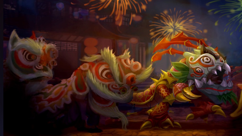 Lion Dance Kog'Maw Wallpaper - LeagueSplash